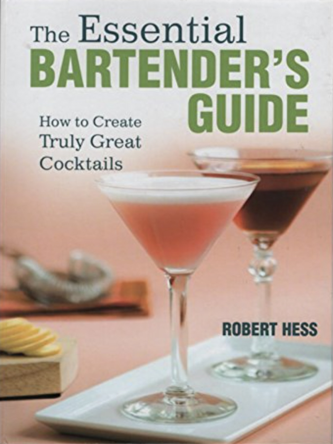 The Essential Bartender’s Guide book cover