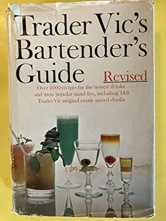 Trader Vic’s Bartender’s Guide book cover